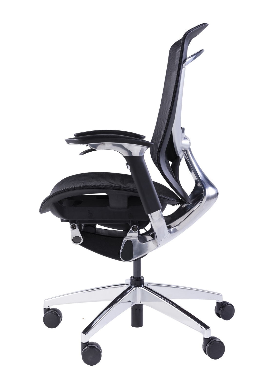 GT X-Pace Gaming & Office Chair - Black & Chrome for image