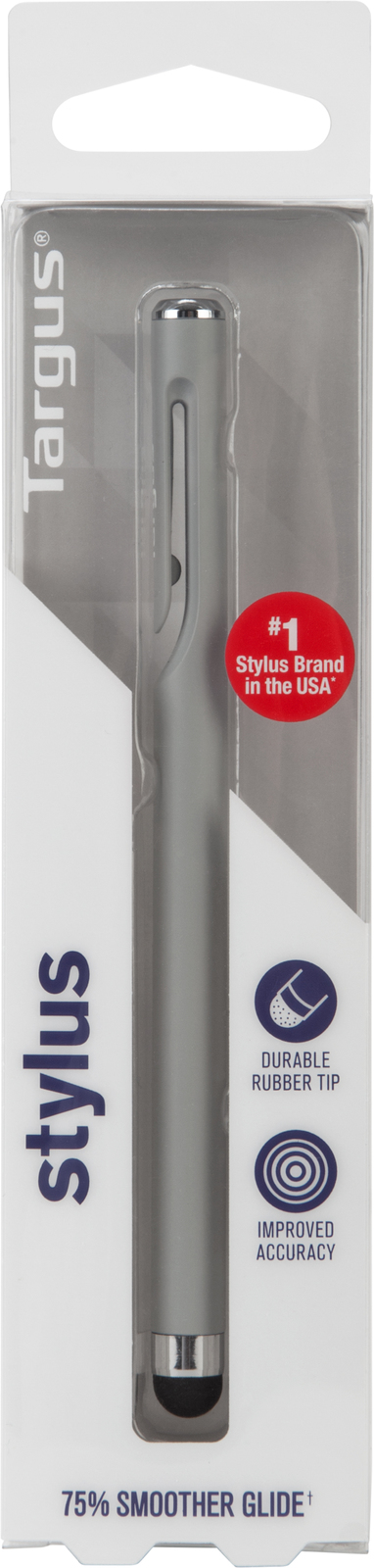 Targus: Standard Stylus with Embedded Clip - Grey