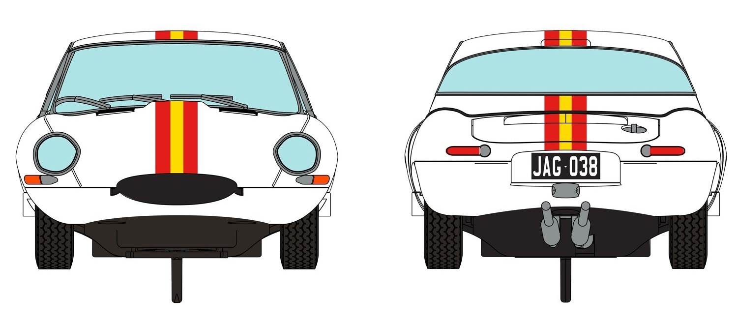 Jaguar E Type 1965 Bathurst - Slot Car image