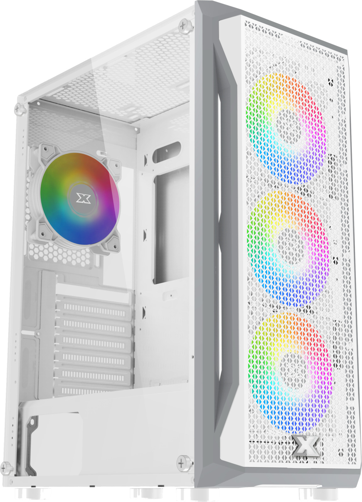 Xigmatek Gaming X Arctic Mid Tower Case at Mighty Ape Australia