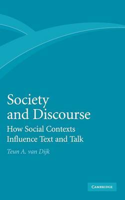 Society and Discourse by Teun A.Van Dijk image