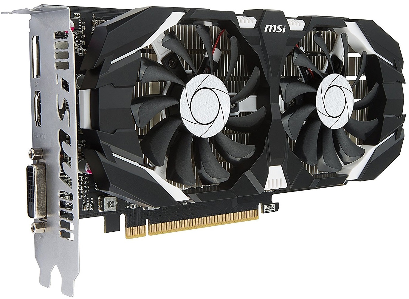 MSI GeForce GTX 1050 2GB OC V1 Graphics Card