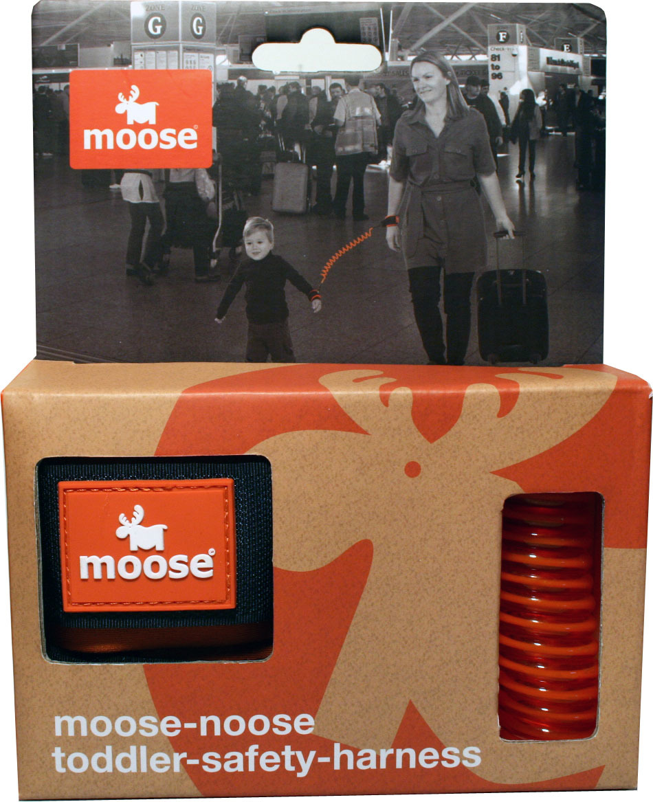 MooseNoose Toddler Safety Harness - Orange image