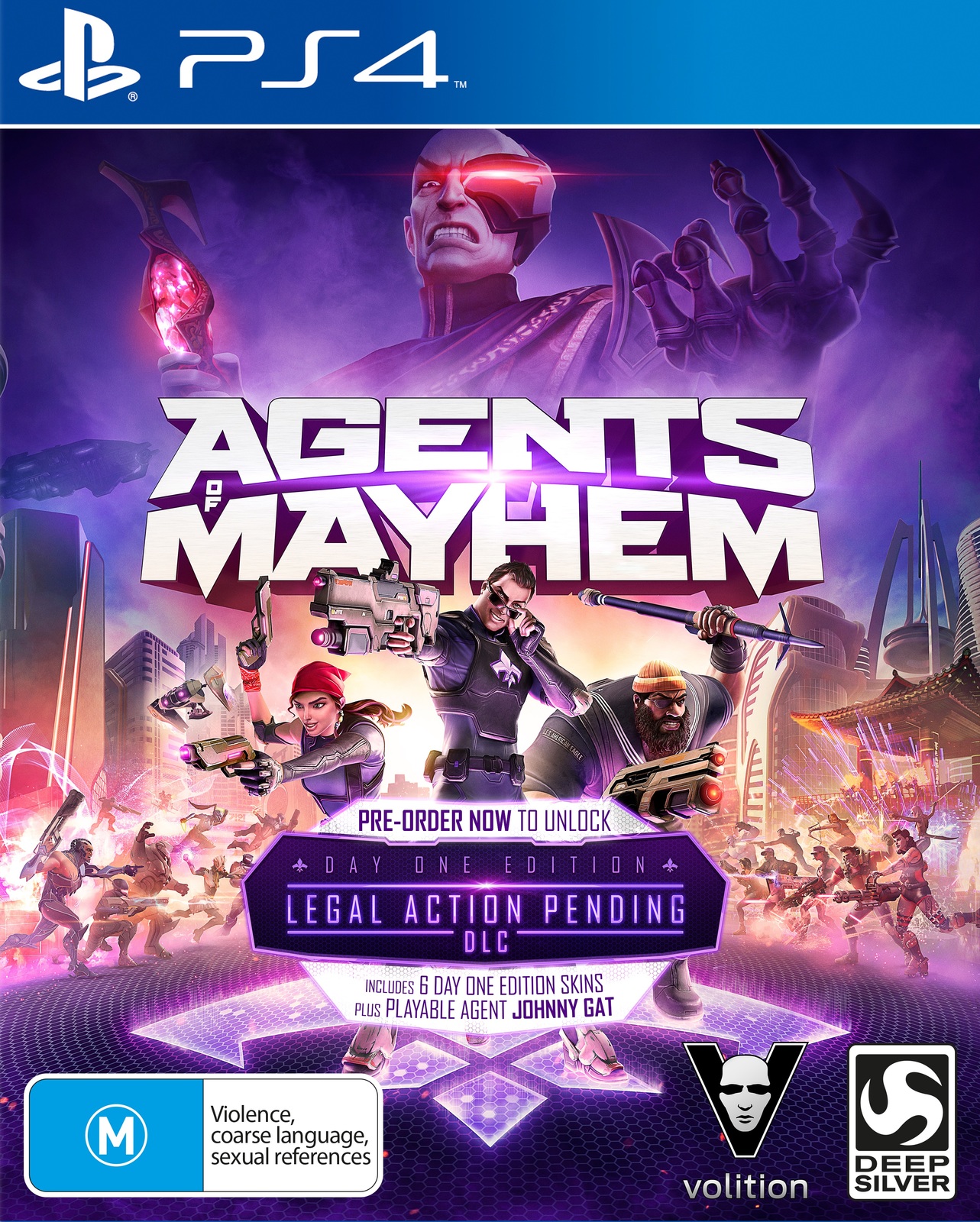 Agents of Mayhem Day 1 Edition for PS4 image