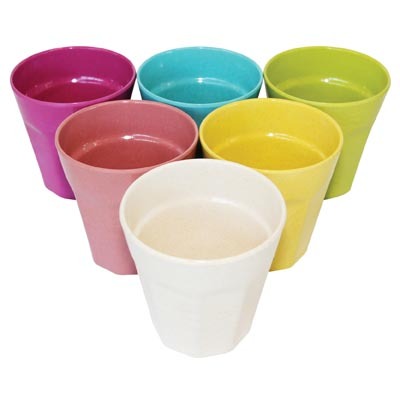 ECup - Set of 6 Bamboo Cups