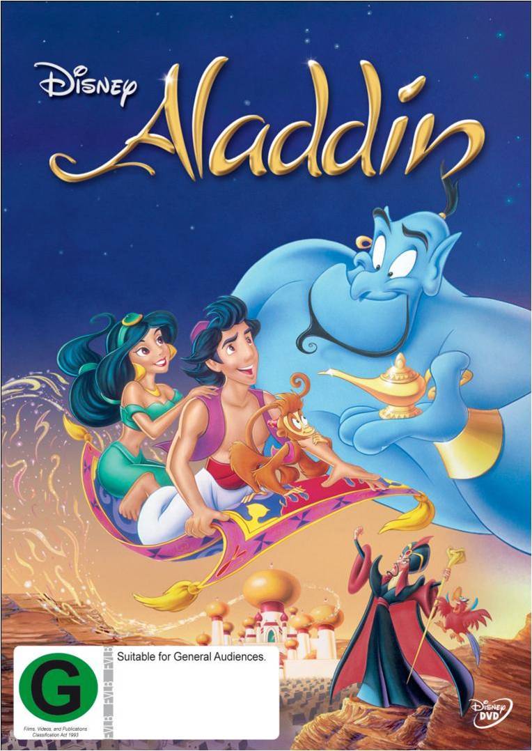 Aladdin on DVD image