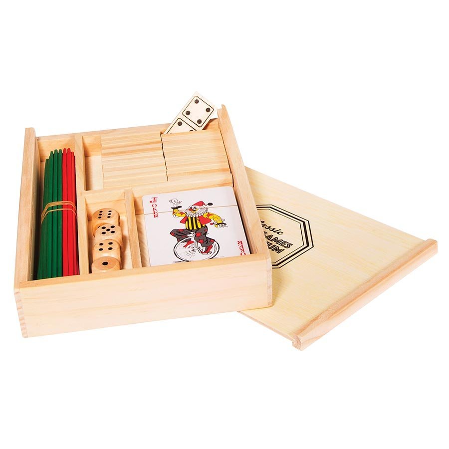 Classic Travel Games Compendium 4in1 Board Game at Mighty Ape