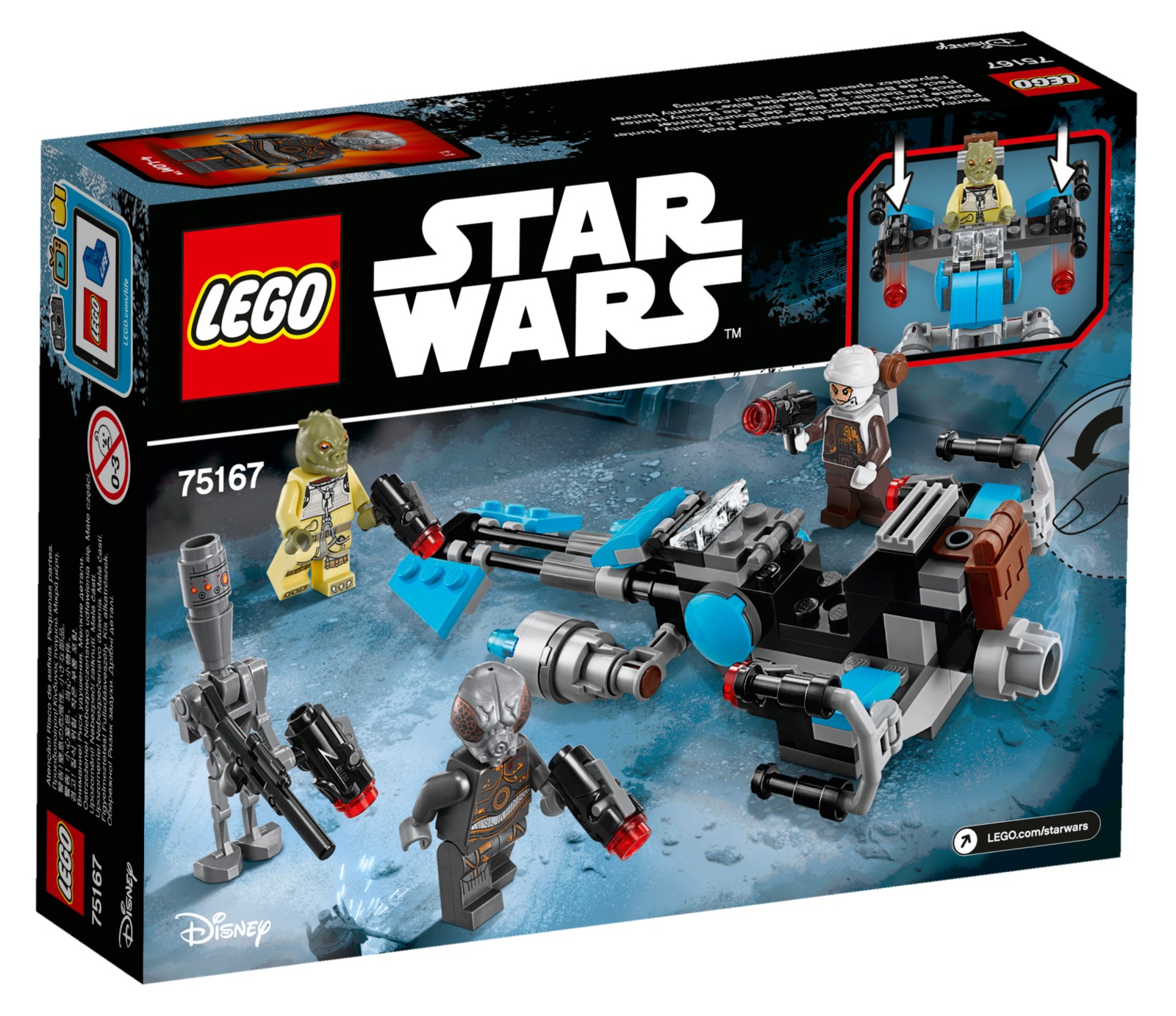 LEGO Star Wars: Bounty Hunter Speeder Bike Battle Pack (75167)