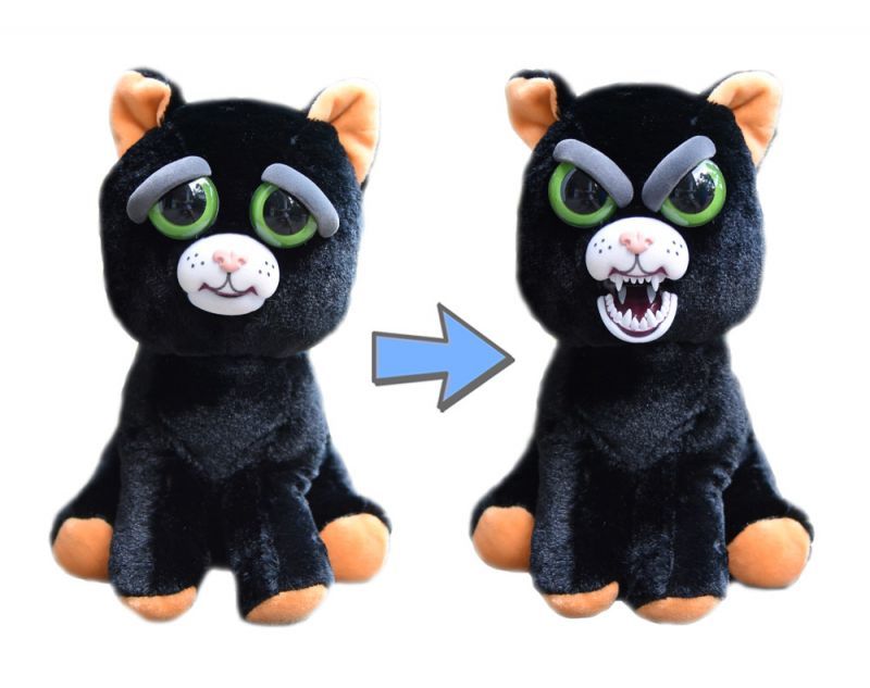 Feisty Pets: Caty Cobweb - Transforming Cat Plush image