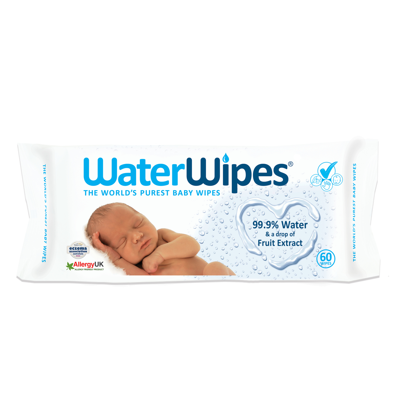 WaterWipes Baby Wipes (60 Wipes) image