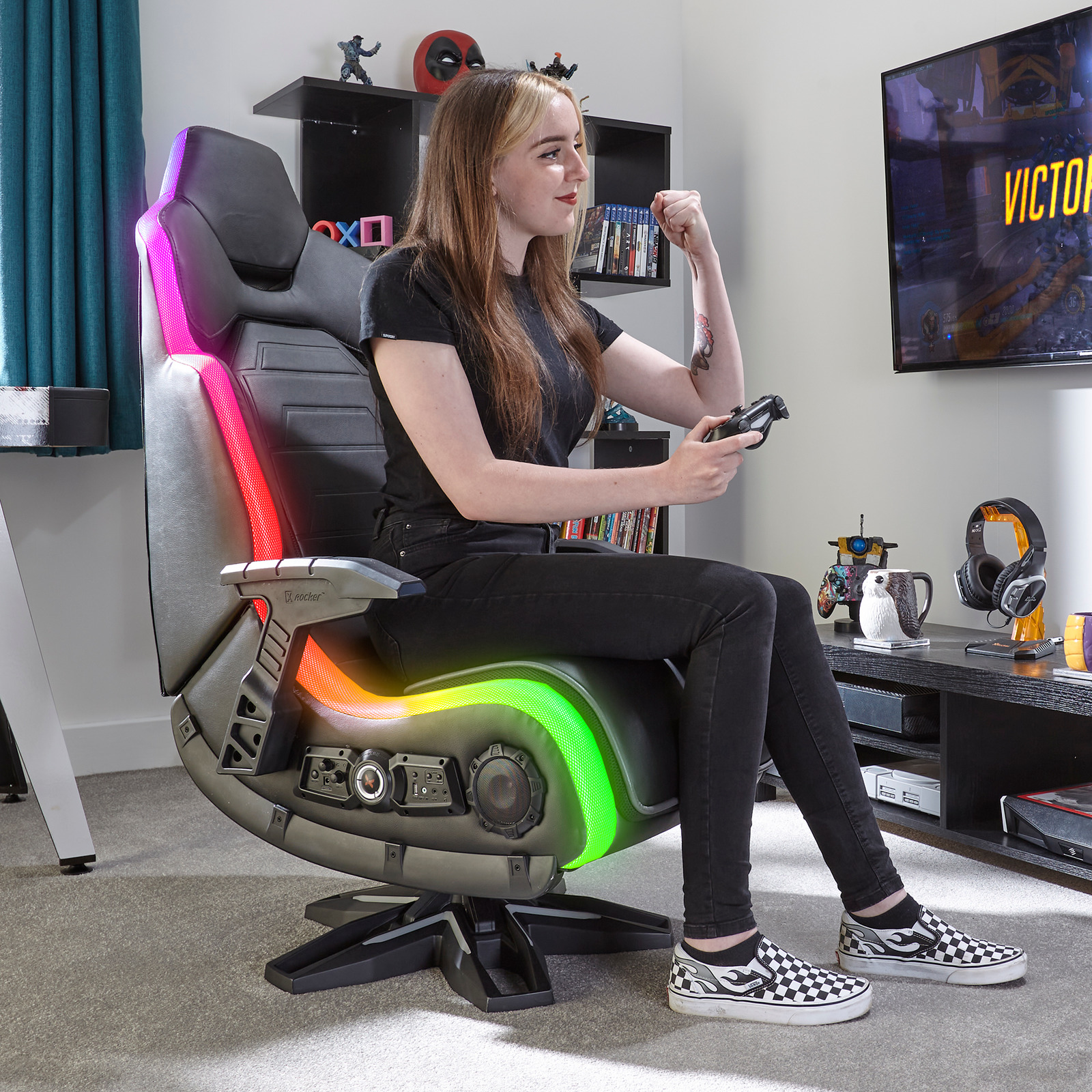 X Rocker EVO Pro RGB LED 4.1 Wireless Gaming Chair Buy Now at