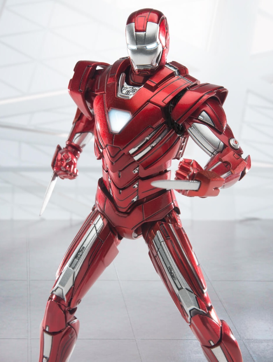 lego iron man mark 33 silver centurion