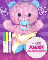 Doodle Bear Baby - Magenta Doodle Bear Baby - Magenta