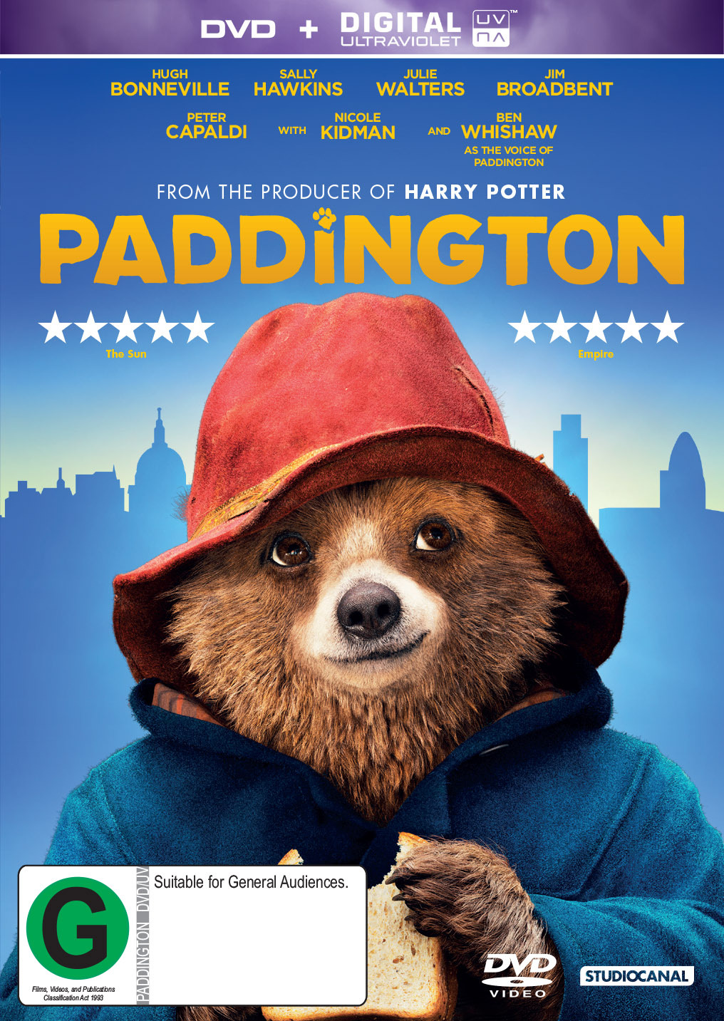 Paddington on DVD image