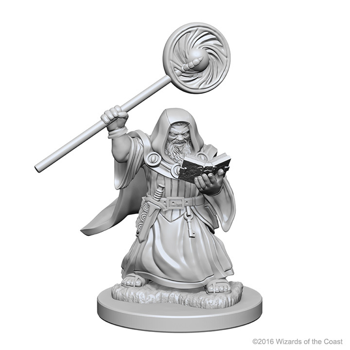 D&D Nolzur's Marvelous: Unpainted Minis - Dwarf Male Wizard