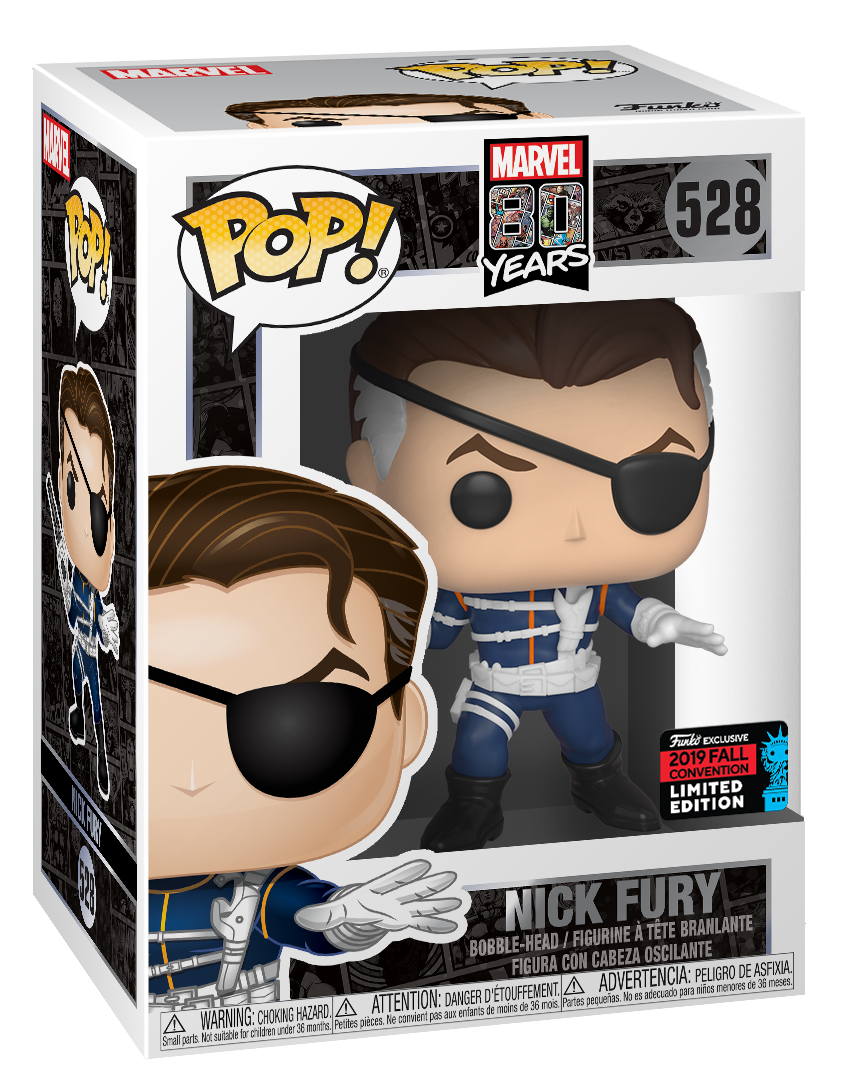 Marvel: 80th - Nick Fury (First Appearance) Pop! Vinyl Figure image