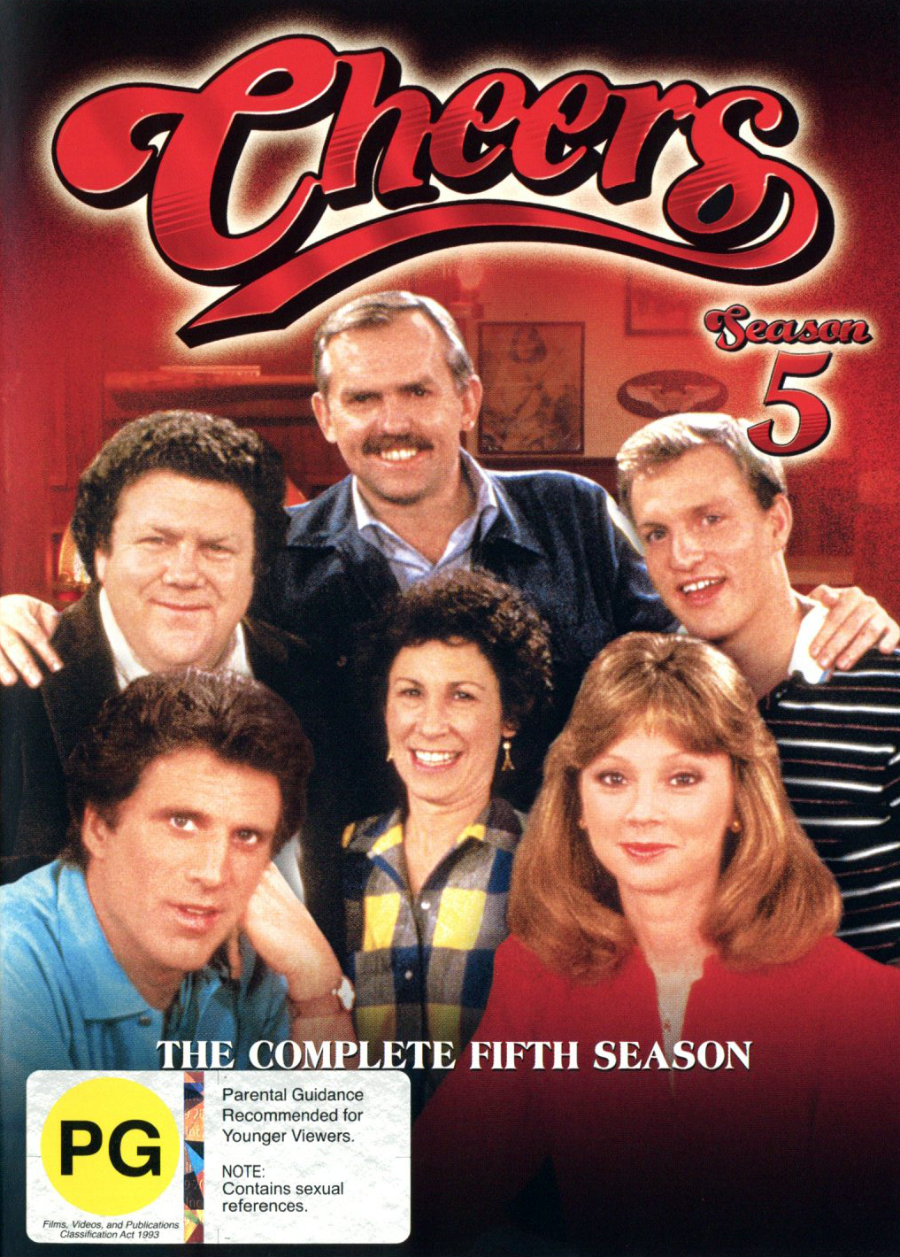 Cheers - Complete Season 5 (4 Disc Set) on DVD image
