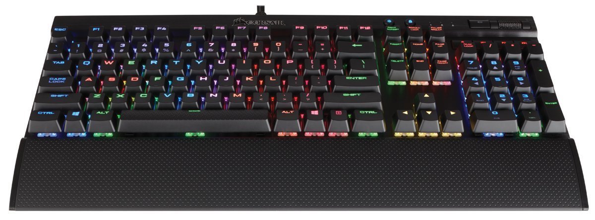 Corsair K70 LUX RGB Mechanical Gaming Keyboard (Cherry MX Blue) for PC Games image
