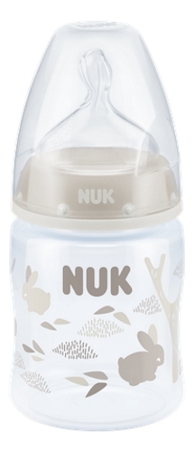 NUK: First Choice - Polypropylene Bottle (150ml) - White Rabbits