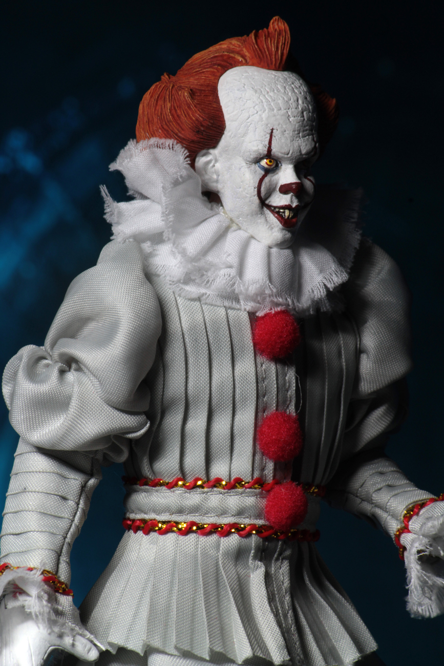 It (2017): Pennywise - 8" Clothed Action Figure image