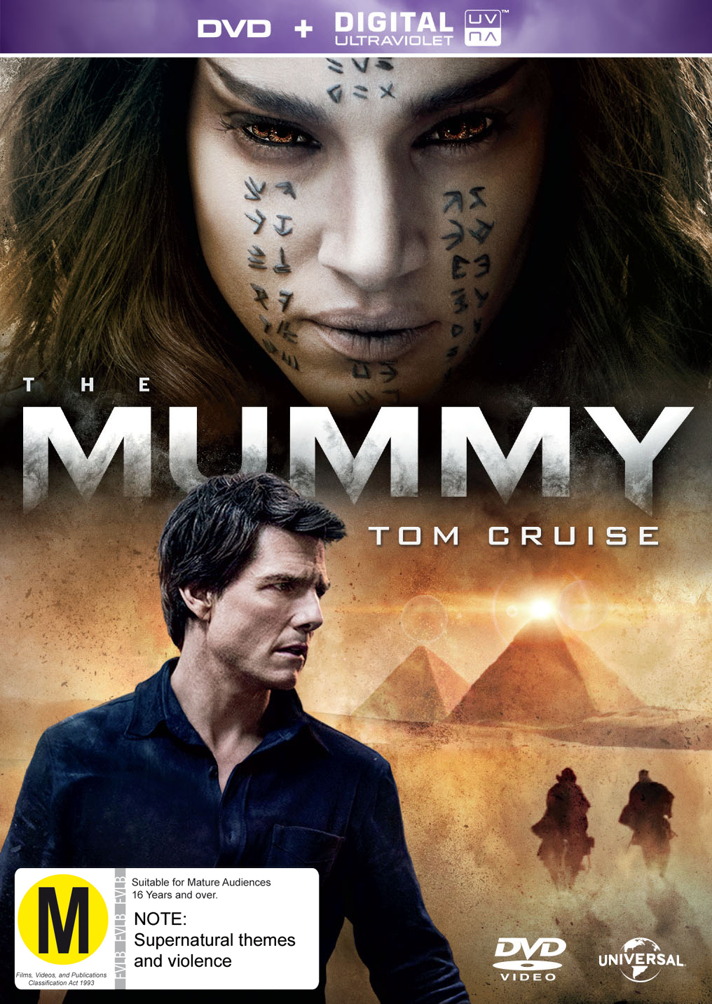 The Mummy (2017) on DVD image