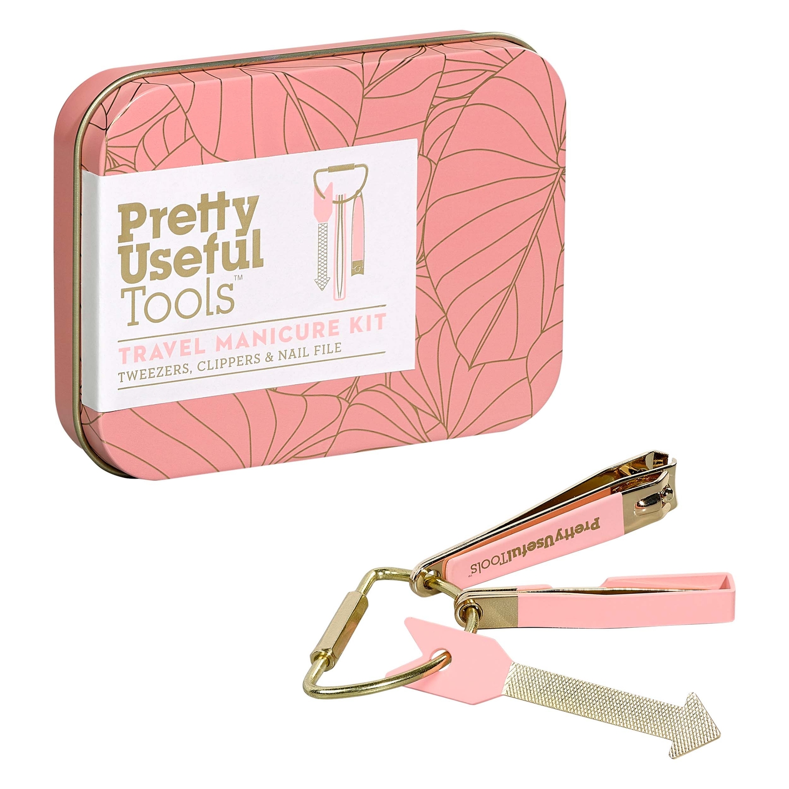 Buy Pretty Useful Tools Travel Manicure Kit Sunset Pink at Mighty Ape NZ