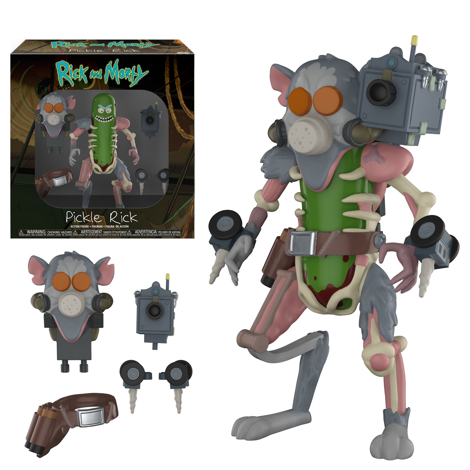 Rick & Morty – Pickle Rick 5" Action Figure image