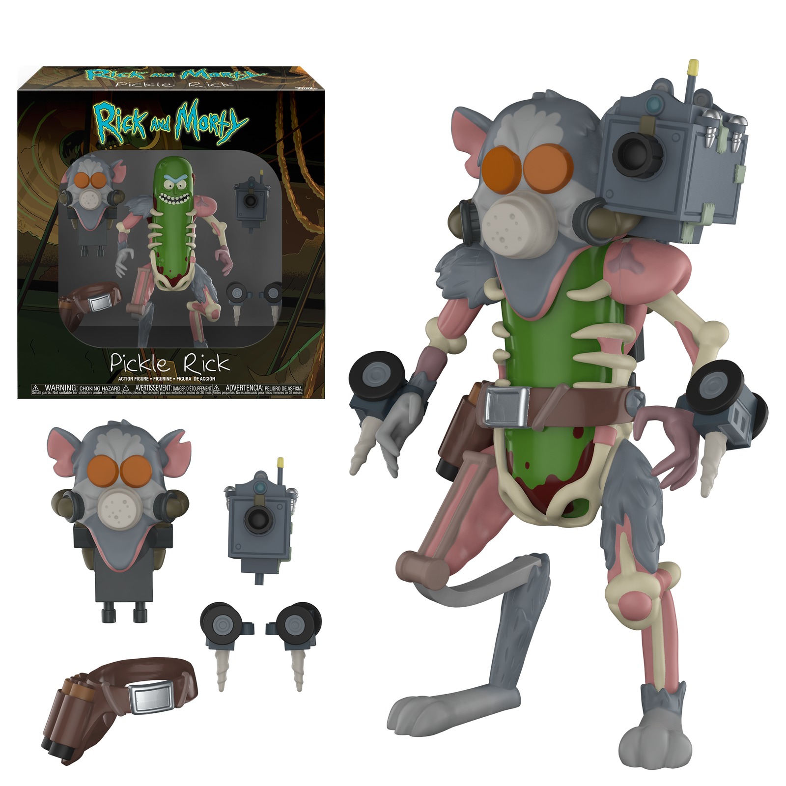 Rick & Morty – Pickle Rick 5" Action Figure