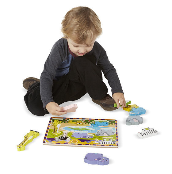 Melissa & Doug: Safari Chunky Puzzle image
