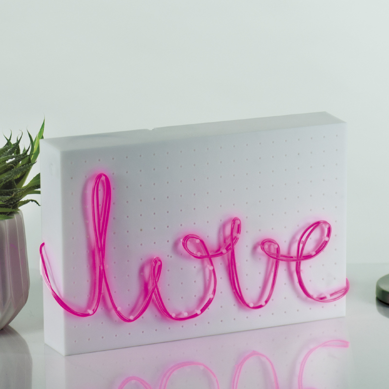DIY Neon Light Pink image