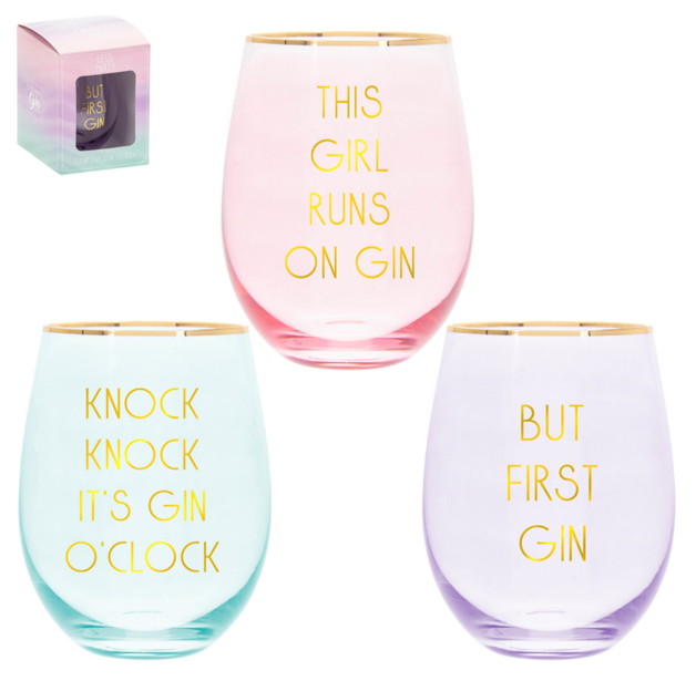 Lets Party Gin Stemless Glass at Mighty Ape NZ