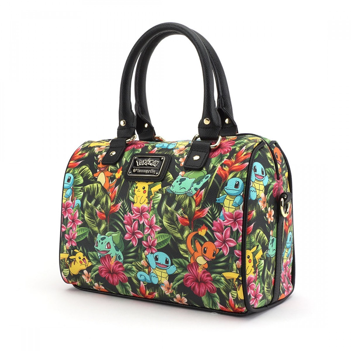 Loungefly Pokemon Tropical Starter Print Duffle Bag image