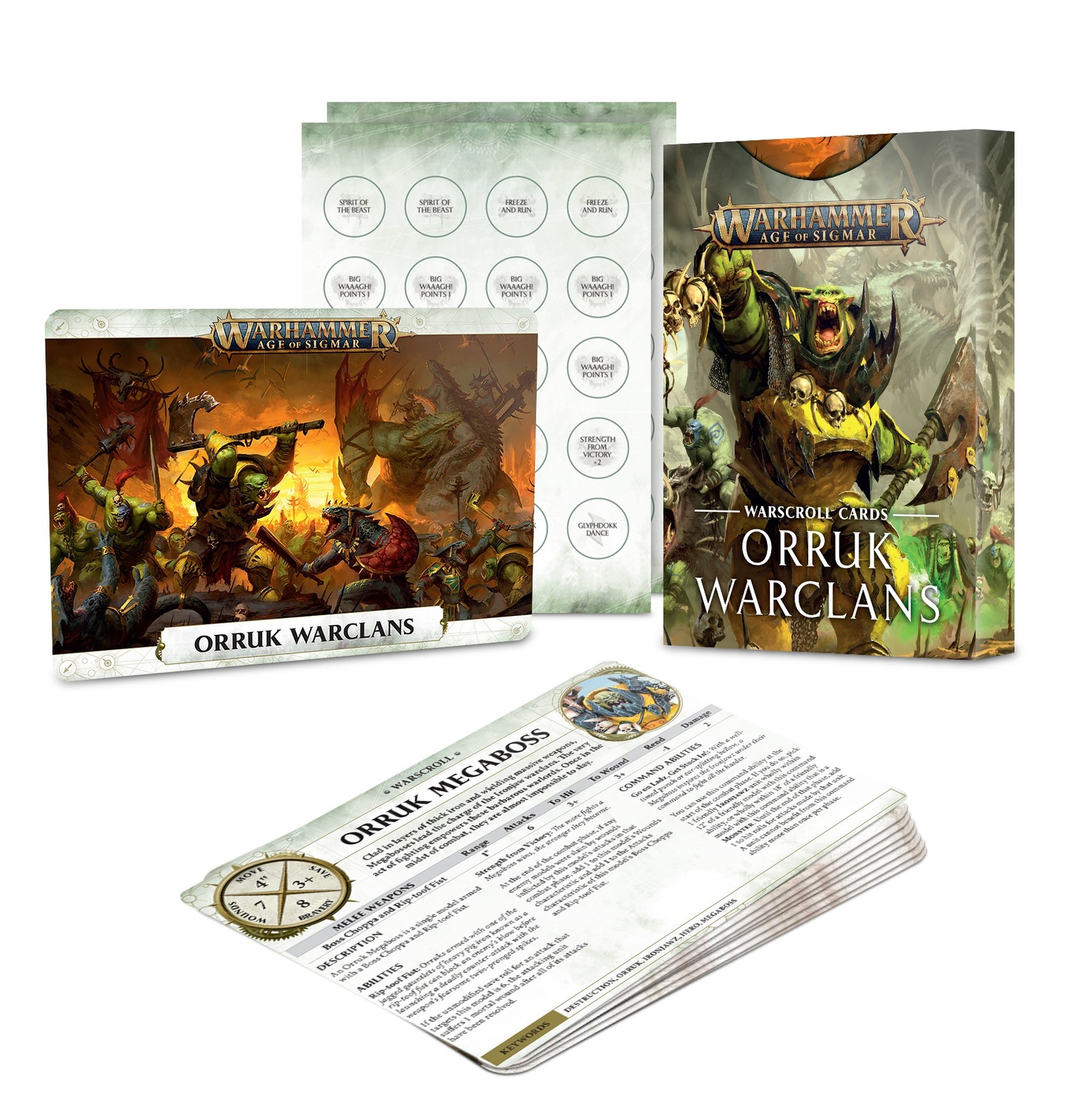 Warhammer Age of Sigmar Orruk Warclans - Warscroll Cards | at Mighty ...