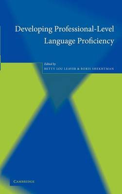 Developing Professional-Level Language Proficiency on Hardback