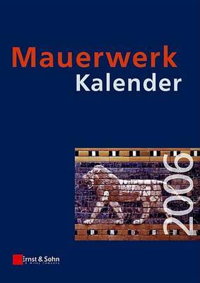 Mauerwerk Kalender: 2006 image