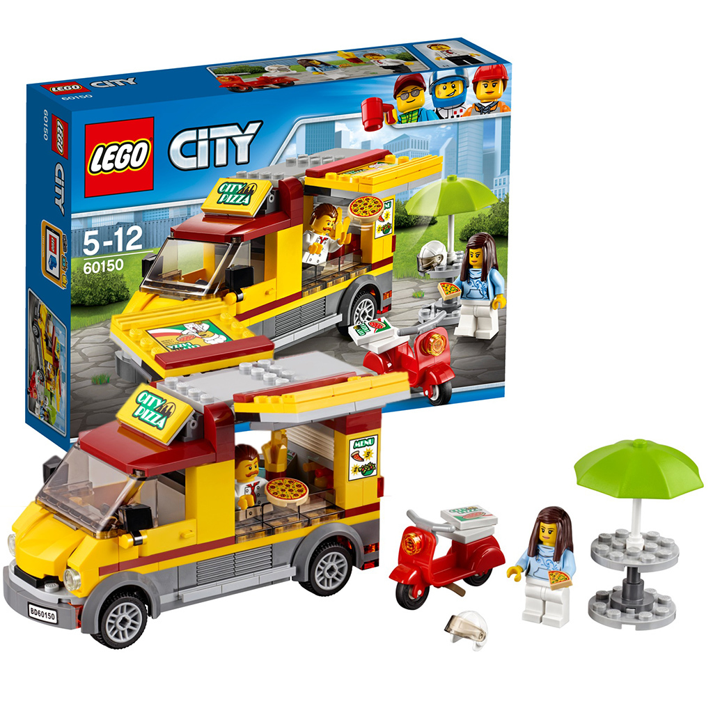 lego pizza van