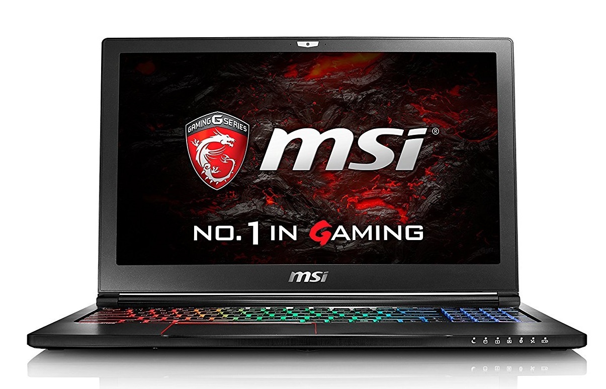 MSI GS63VR 7RF 15.6" 4K Gaming Laptop Intel Core i7-7700HQ, 16GB RAM, GTX 1060 6GB image