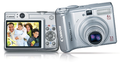 Canon A560 7.1Mp 4x Optical Digital Camera image