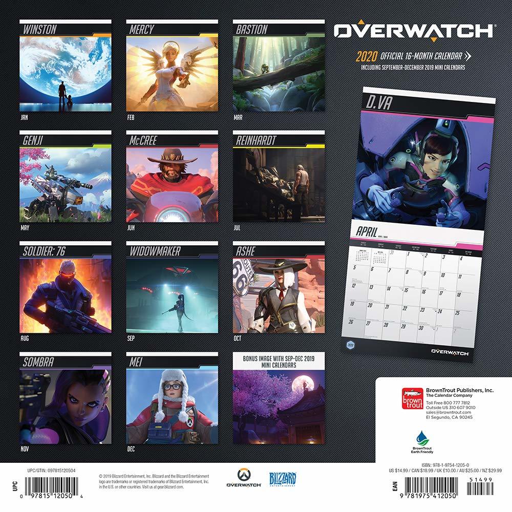 Overwatch 2020 Square Wall Calendar image