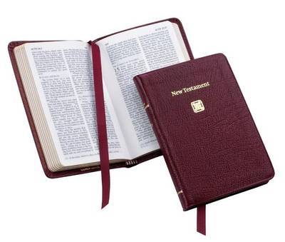 NIV Pocket New Testament Burgundy calfskin leather NIVNT417 image