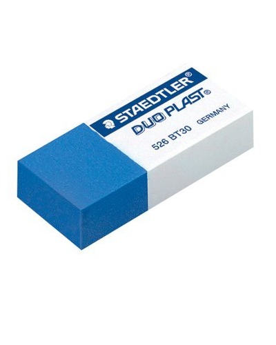 Staedtler 526BT30 Duo Eraser for Ink & Pencil image