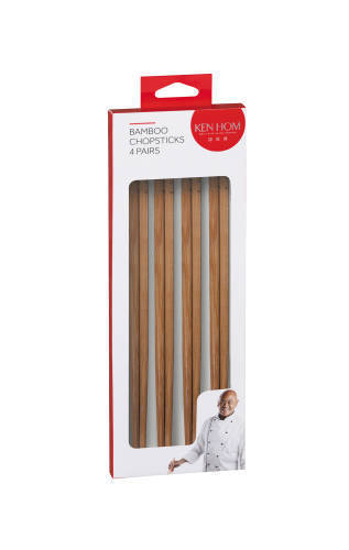 Ken Hom: Bamboo Chopsticks - 4 Pairs