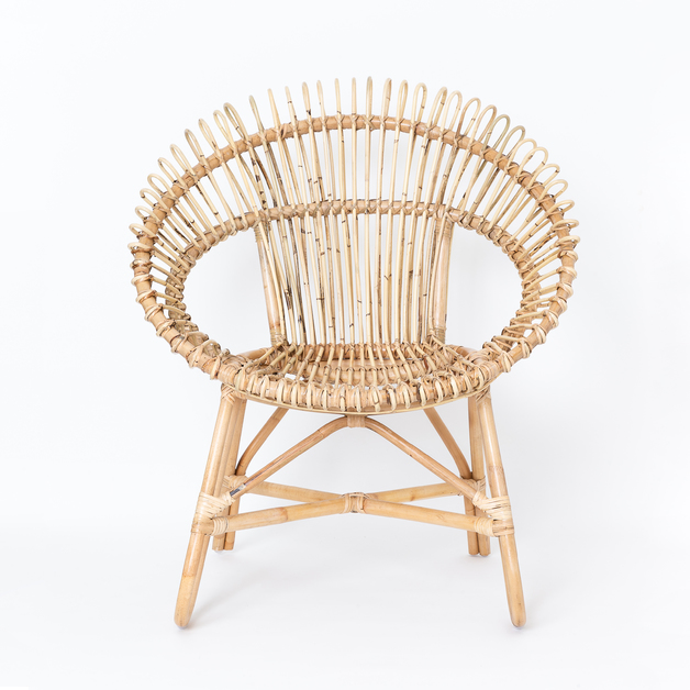 Kubu Rattan Natural Round Chair at Mighty Ape NZ