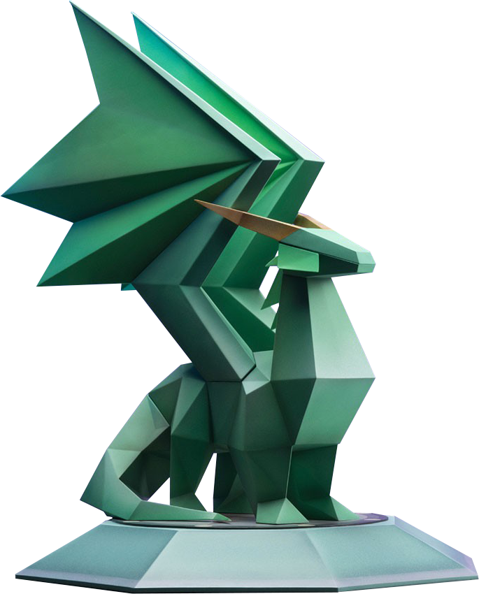 Spyro the Dragon Crystal Dragon Statue at Mighty Ape Australia