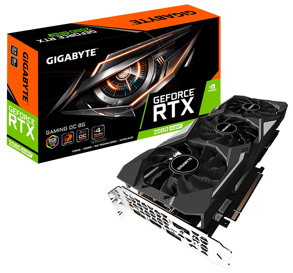 Gigabyte RTX 2080 SUPER 8GB OC Gaming image