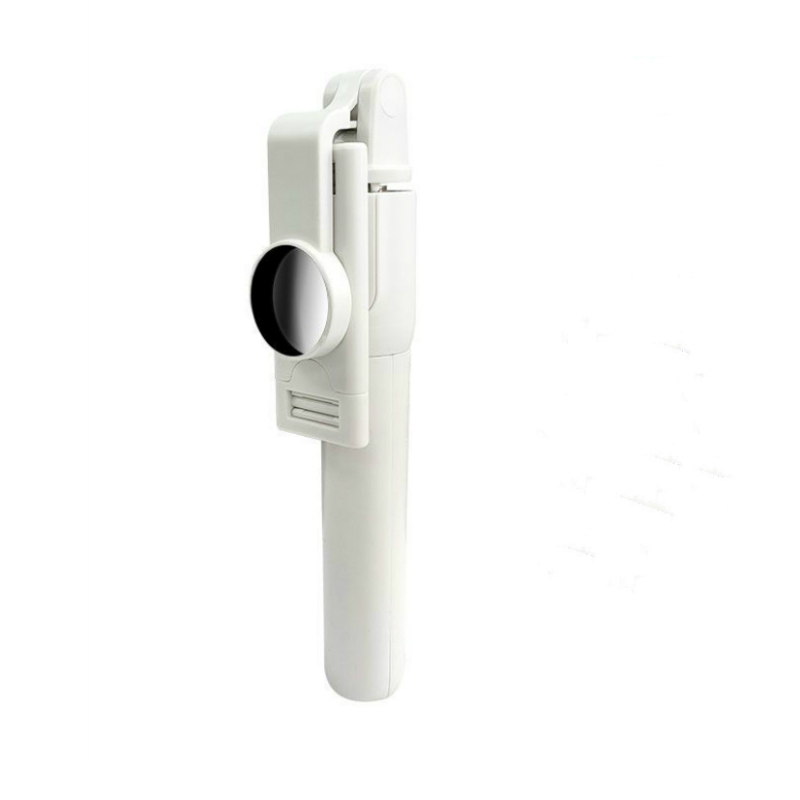 Foldable Bluetooth Selfie Stick With Remote Control - White