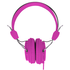 Kids Friendly Stereo Headphones - Pink