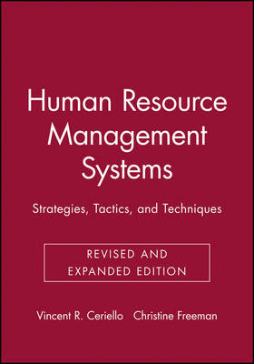 Human Resource Management Systems by Vincent R. Ceriello image