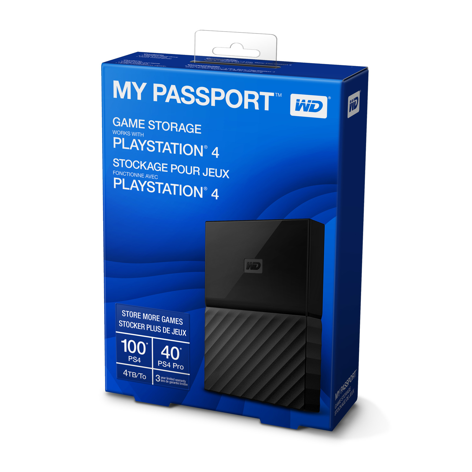 4TB WD Game Drive for PlayStation 4 on PS4