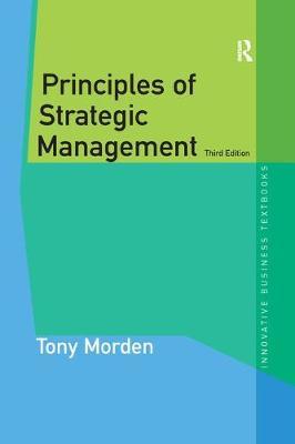 Principles of Strategic Management by Tony Morden image